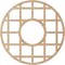 Ekena Millwork O'Neal Wood Fretwork Pierced Ceiling Medallion, Alder, 40"OD x 14 1/2"ID x 1/4"T CMWP40X40X0250ONAL - alternate 3